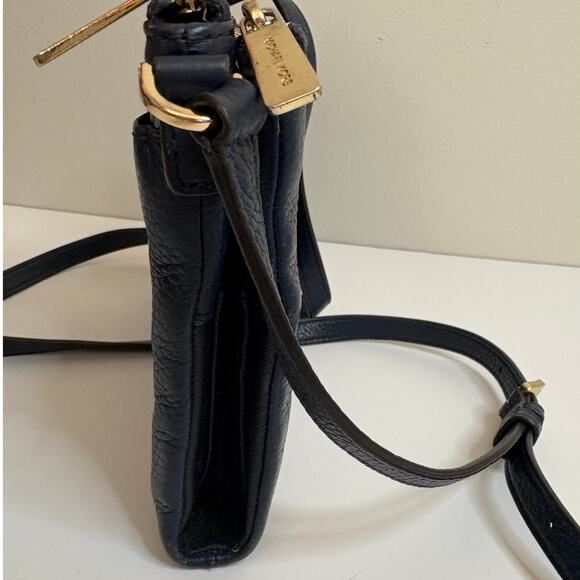 Michael Kors Fulton Crossbody Navy Leather - Picture 9 of 12